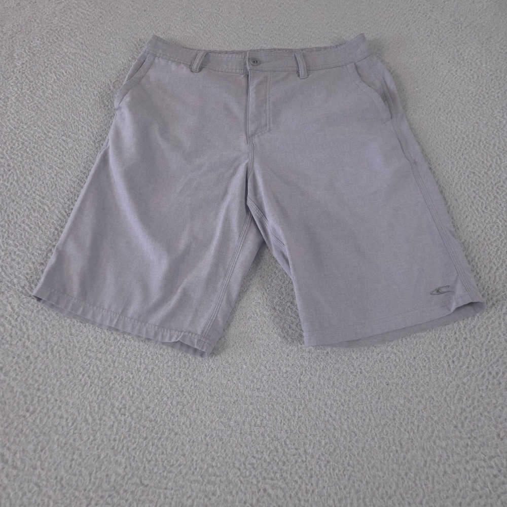 O'Neill Shorts Mens 30 Grey Hybrid Stretch Quick Dry Board Walk Shorts Regular